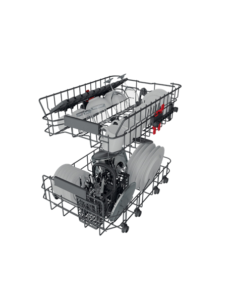 Посудомоечная машина Whirlpool WSIC 3M27, Серебристый