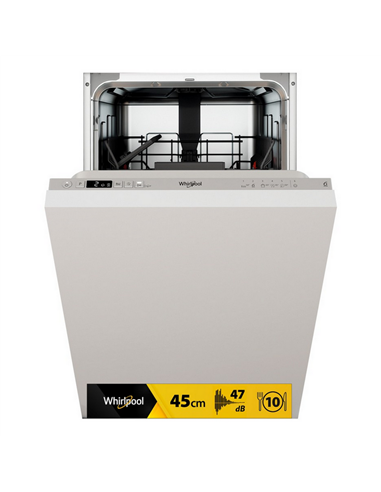 Посудомоечная машина Whirlpool WSIC 3M27, Серебристый