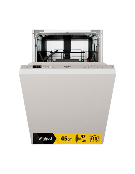 Mașină de spălat vase Whirlpool WSIC 3M27, Argintiu