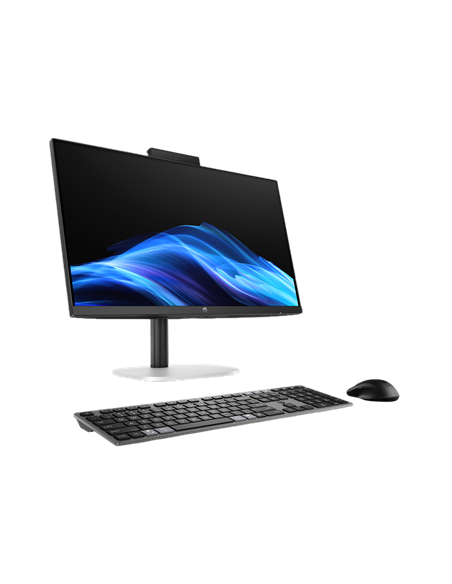 Computer All-in-One HP ProStudio 4 G1i , 23,8", Intel Core Ultra 5 235T, 16GB/512GB, FreeDOS, Negru | Argintiu