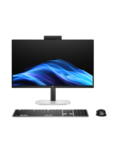 Computer All-in-One HP ProStudio 4 G1i , 23,8", Intel Core Ultra 5 235T, 16GB/512GB, FreeDOS, Negru | Argintiu