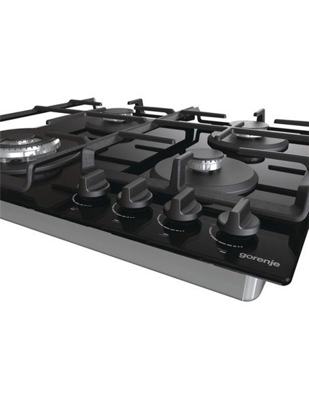 Газовая варочная панель Gorenje GTW 641 EB, Чёрный