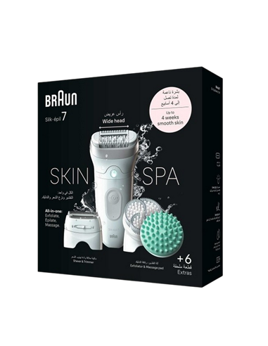 Epilator Braun SE7081, Alb