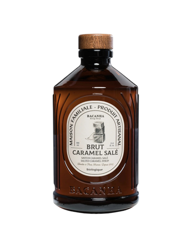 Sirop Bacanha Brut Caramel Salé, 400 ml