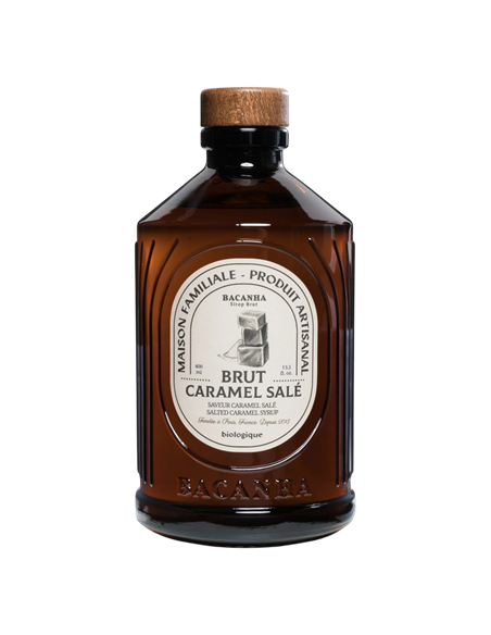 Sirop Bacanha Brut Caramel Salé, 400 ml
