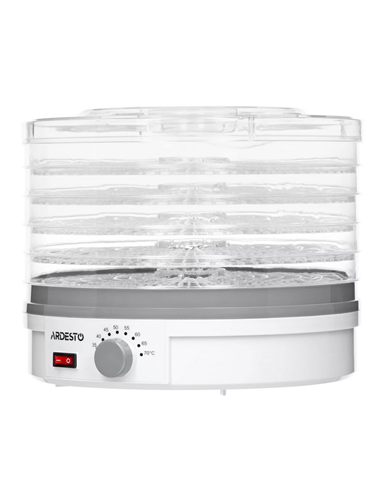 Deshidrator de fructe Ardesto FDB-5320, Alb