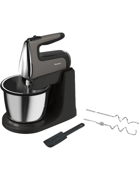 Миксер стационарный съемный Tefal HT654E38, Серый/Черный