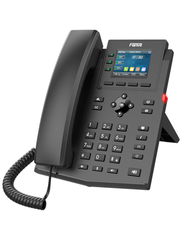 Telefon IP Fanvil X303P, Negru