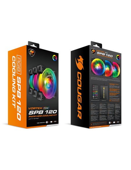 Ventilator PC Cougar CF-V12SET-SPBRGB, 120 mm