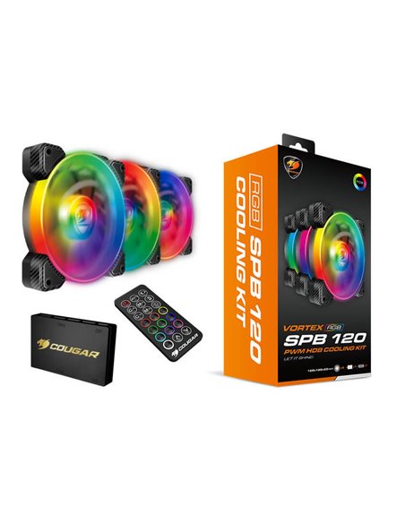 Вентилятор для ПК Cougar CF-V12SET-SPBRGB, 120 мм