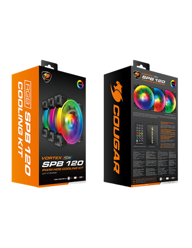 Вентилятор для ПК Cougar CF-V12SET-SPBRGB, 120 мм