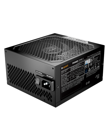 Блок питания для компьютеров be quiet! Power Zone 2, 1200Вт, ATX, Полностью модульный