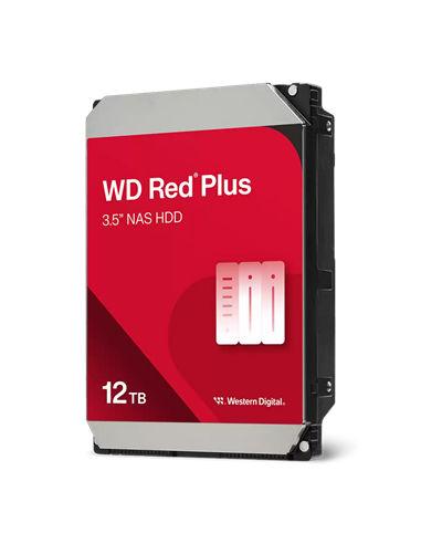 Жесткий диск Western Digital WD Red Plus, 3.5", 12 ТБ <WD120EFGX>