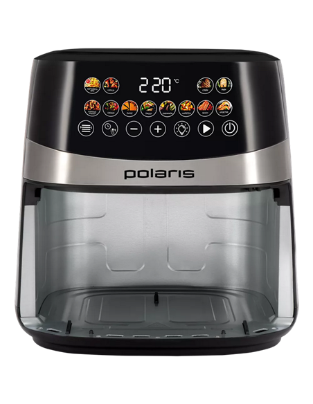 Friteuză cu aer cald Polaris PAF 8005W, Negru