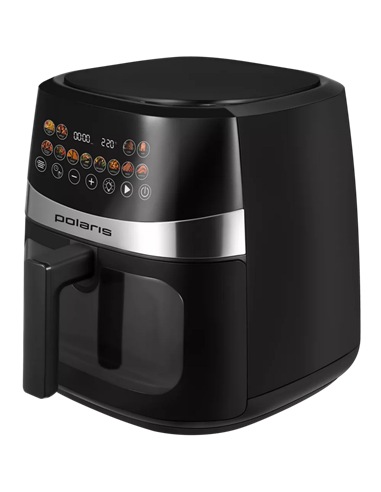 Friteuză cu aer cald Polaris PAF 8005W, Negru