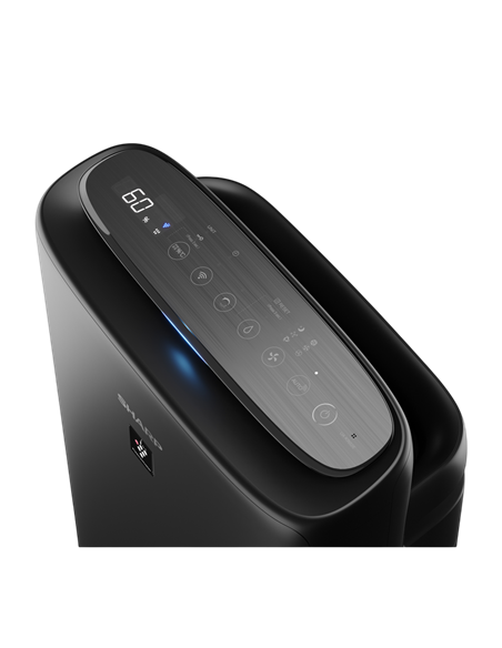 Umidificator și purificator de aer Sharp UA-KIN52E-H, Charcoal Grey
