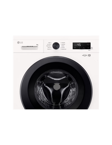 Mașină de spălat LG F4X1009NWK, 9kg, Alb