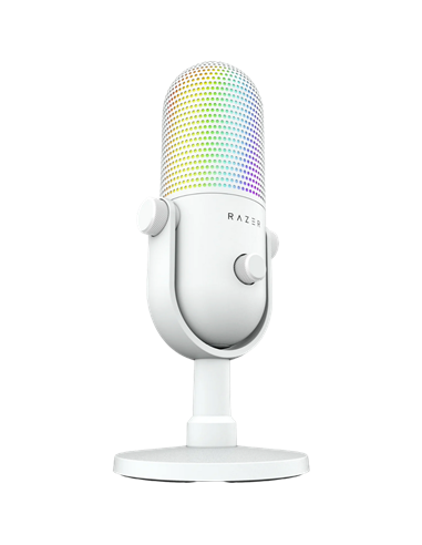 Игровой Микрофон Razer Seiren V3 Chroma, Проводной аналоговый, Белый