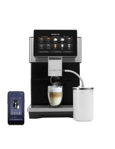 Aparat de cafea Polaris PACM 2081AC, Negru