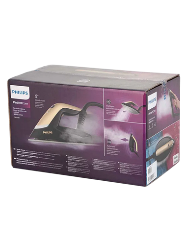 Утюг с парогенератором Philips PSG8140/80, 2700Вт, Черный | Золотистый