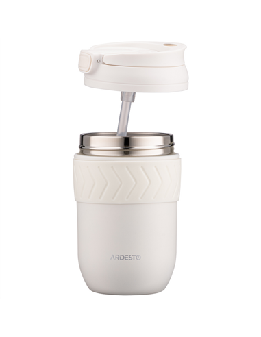 Cană termos Ardesto AR2640B, 0,4L, Bej