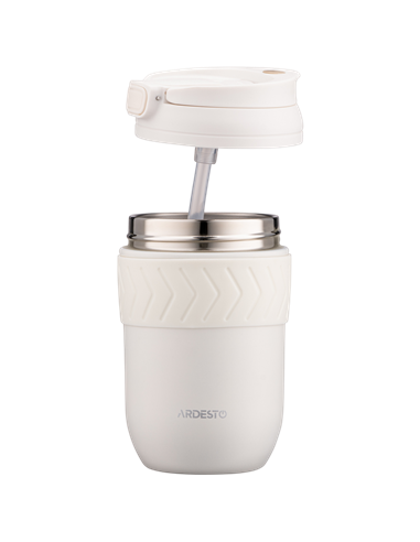 Cană termos Ardesto AR2640B, 0,4L, Bej