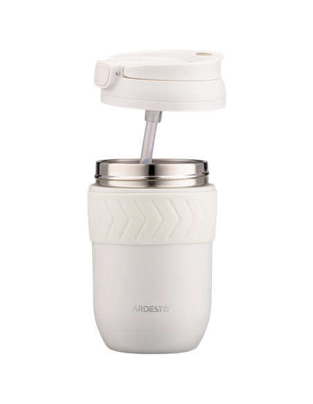 Cană termos Ardesto AR2640B, 0,4L, Bej