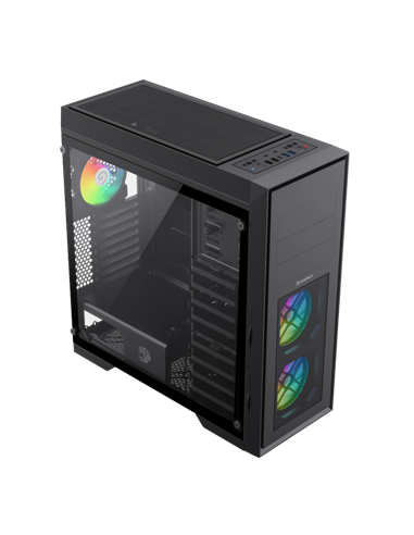 Компьютерный корпус Gamemax MASTER 2 BK, Full-Tower, Без блока питания, Чёрный