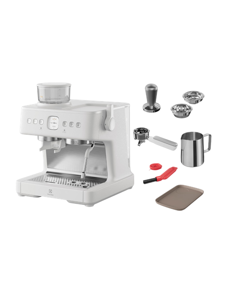 Cafetiera manuala Electrolux E8EC1-8SW, 2200W, Alb