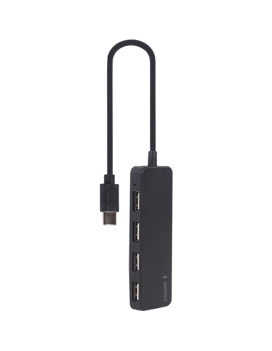 Adaptor USB Gembird UHB-CM-U2P4-01, Negru
