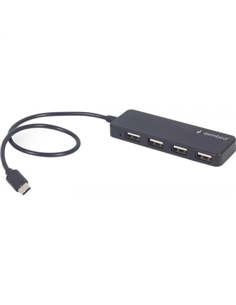 Adaptor USB Gembird UHB-CM-U2P4-01, Negru 2