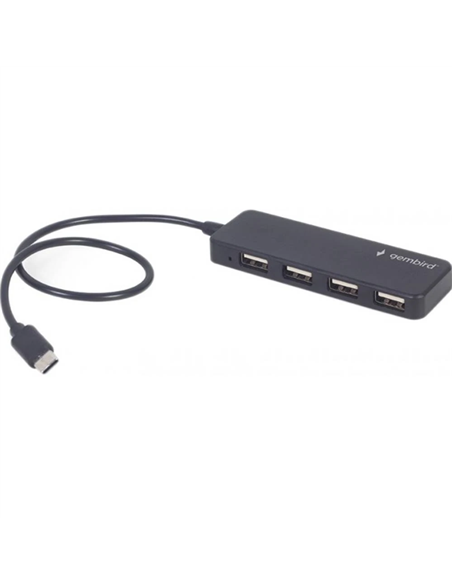 USB-адаптер Gembird UHB-CM-U2P4-01, Черный