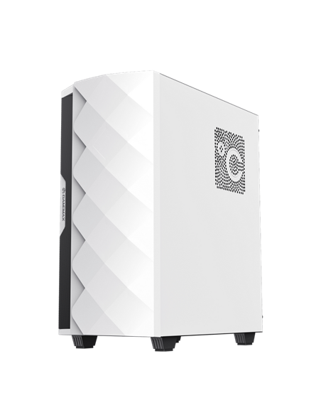 Carcasă PC Gamemax Diamond CP WT, Midi-Tower, Fără PSU, Alb