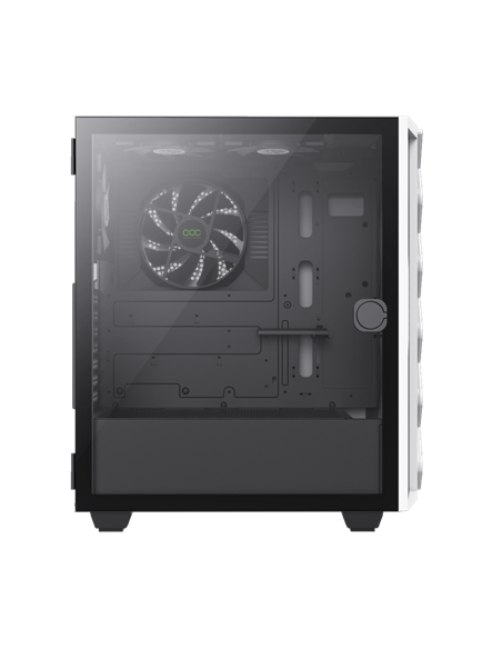 Компьютерный корпус Gamemax Diamond CP WT, Midi-Tower, Без блока питания, Белый