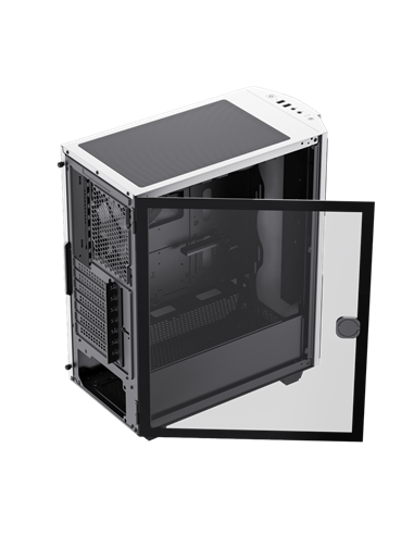 Carcasă PC Gamemax Diamond CP WT, Midi-Tower, Fără PSU, Alb