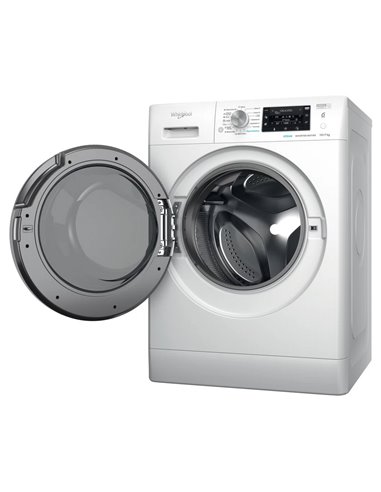 Mașină de spălat cu uscător Whirlpool FFWDD 1076258 SV EE, 10kg, Alb