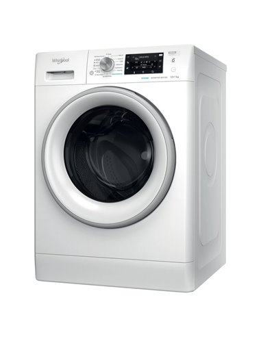 Стирально-сушильная машина Whirlpool FFWDD 1076258 SV EE, 10кг, Белый