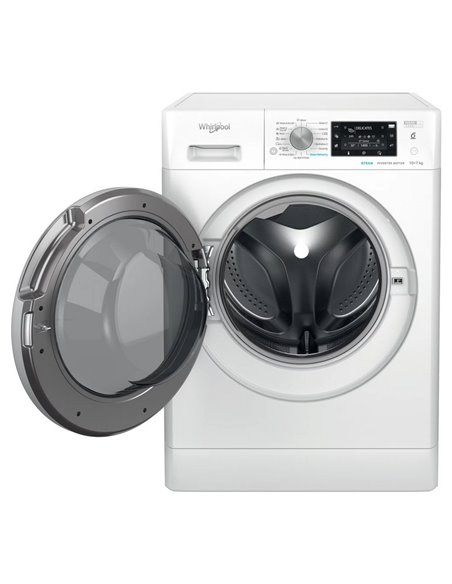 Стирально-сушильная машина Whirlpool FFWDD 1076258 SV EE, 10кг, Белый