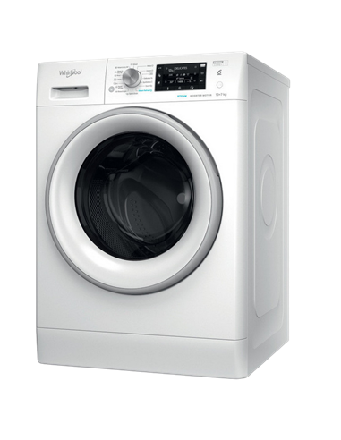Стирально-сушильная машина Whirlpool FFWDD 1076258 SV EE, 10кг, Белый
