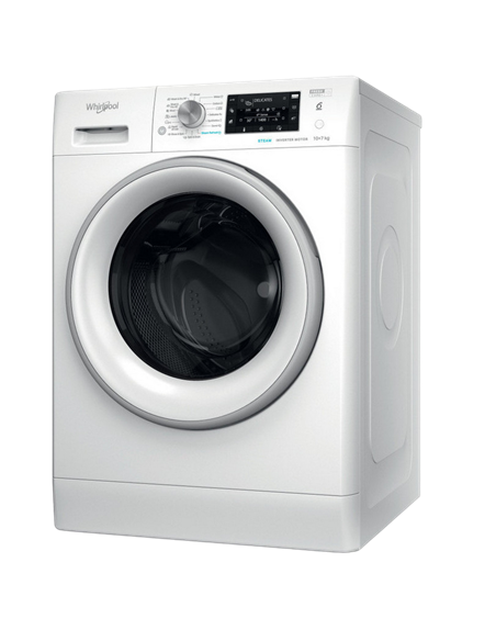 Стирально-сушильная машина Whirlpool FFWDD 1076258 SV EE, 10кг, Белый