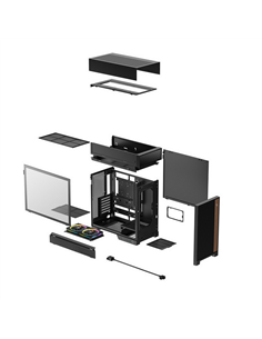 Компьютерный корпус Deepcool CL660, Midi-Tower, Без блока питания, Чёрный 2