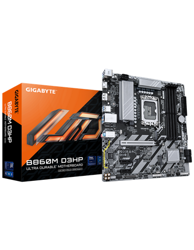 Placă de bază Gigabyte B860M D3HP, LGA1851, Intel B860, Micro-ATX