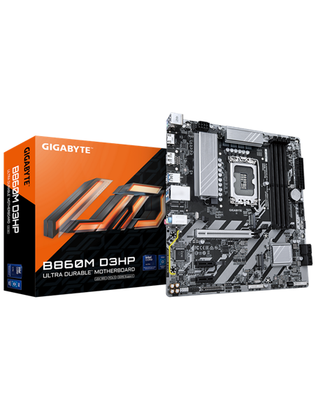 Материнская плата Gigabyte B860M D3HP, LGA1851, Intel B860, Micro-ATX