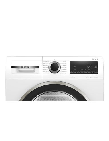 Сушильная машина Bosch WQG1417EPL, 9кг, Белый