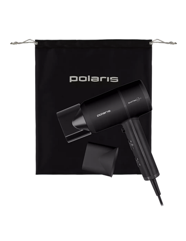Фен Polaris PHD2044Ti, 1900Вт, Чёрный