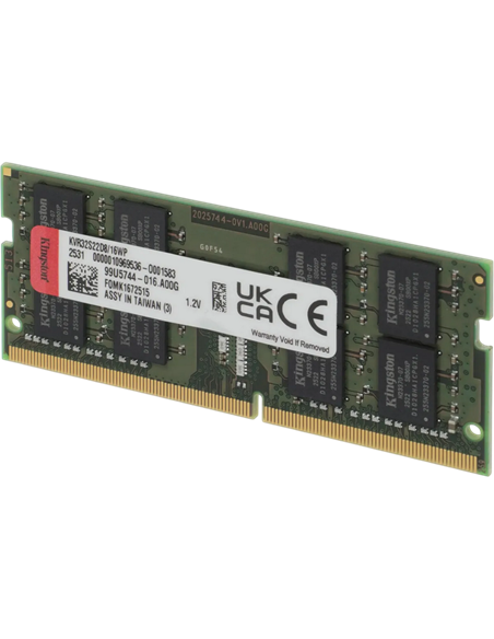 Memorie RAM Kingston ValueRAM, DDR4 SDRAM, 3200 MHz, 16GB, KVR32S22D8/16WP