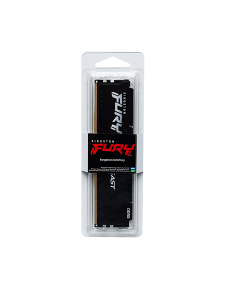 Оперативная память Kingston FURY Beast, DDR5 SDRAM, 6400 МГц, 32 ГБ, KF564C32BBE-32