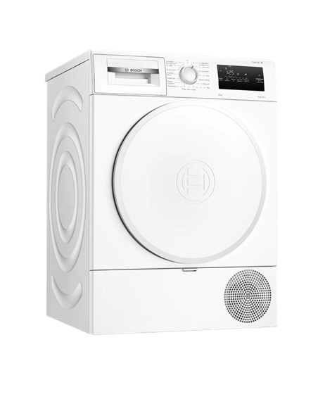 Uscător de rufe Bosch WTH83277PL, 8kg, Alb