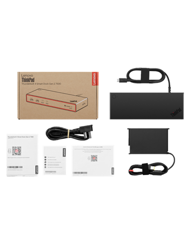 Док-станция Lenovo ThinkPad ThunderboltTM 4 Smart Dock Gen2 7500, Черный