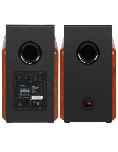 Sistem audio 2.0 CH F&D R60BT, Negru
